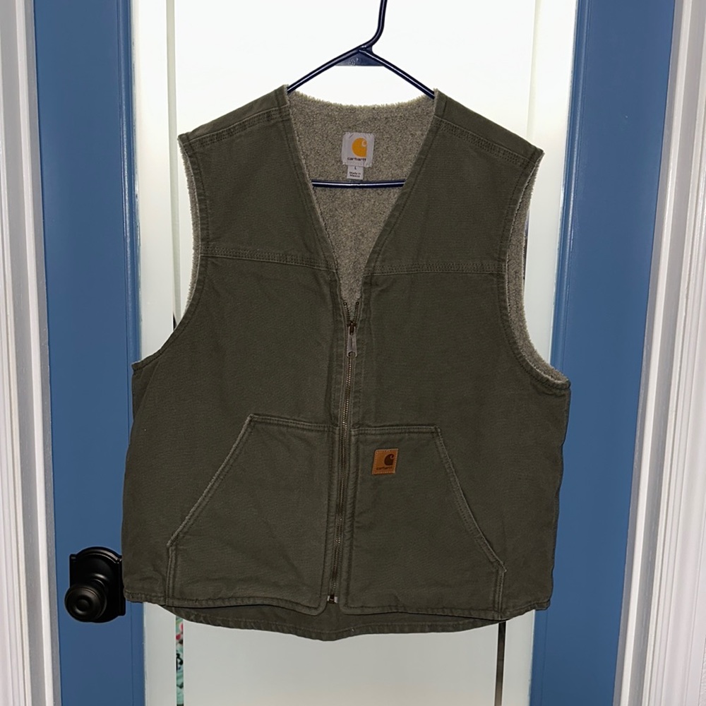 Carhartt Vest, Sherpa lined
